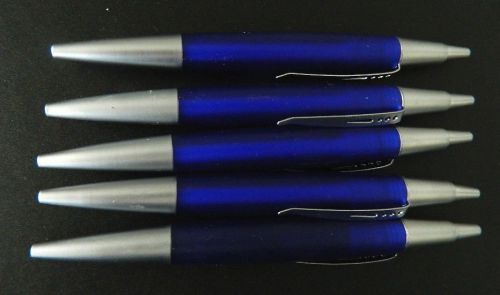 5 new parker style ballpoint pen retractable siemen black ink has new refill lot for sale