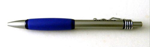 New parker style ballpoint pen retractable siemens blue ink has new refill lot for sale
