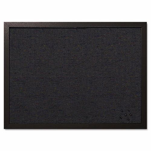 MasterVision Fabric Bulletin Board, 24X18, Blk Frame &amp; Fabric (BVCFB0471168)