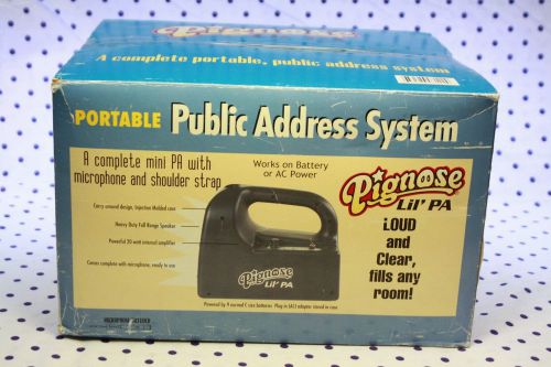 Pignose Lil&#039; PA Battery A/C Powered Tour Guide Amplifier Portable Sound System