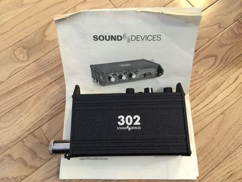 Silghtly Used Sound Device 302 With Bag