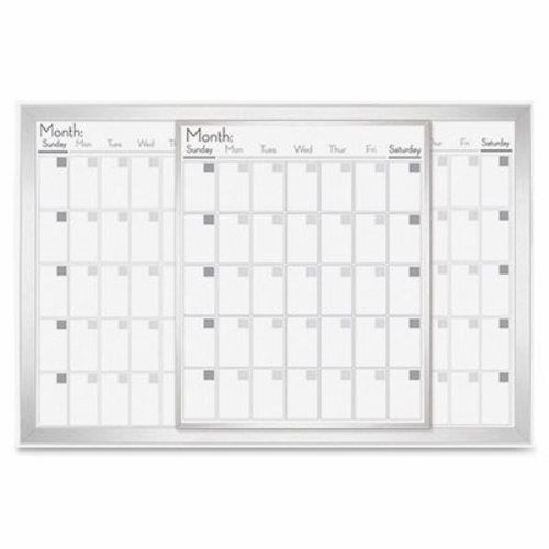 Lorell Magnetic Calendar Board, 24&#034;x36&#034;, Frost (LLR52503)