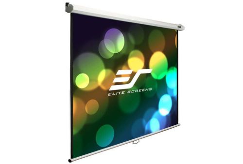 New elite screens m100s 100&#034; (1:1) manual pull down screen - home theater for sale