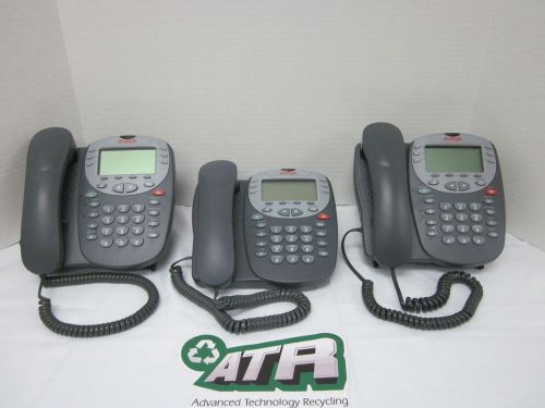 Lot of 3 Avaya 2410 Business Phones