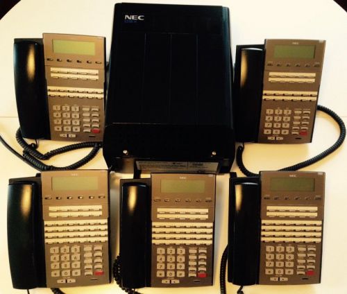 NEC DSX80 Phone System with Voicemail and 5 phones