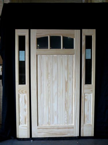 Custom Solid Wood Stain Grade Exterior Door
