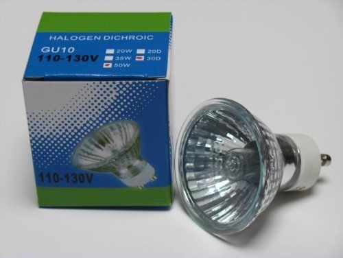 CBConcept Brand JDR GU10 120V 35W 35 Watt 20Degree Halogen Light Bulb - 12 Bulbs