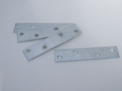 15 - 4 Piece Packs 4&#034; x 7/8&#034; Steel Mending Plates+ Screws  NEW Free Shipping