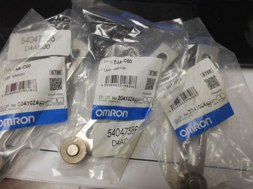 NEW OMRON LIMIT SWITCH D4A-C00 LOT OF 3