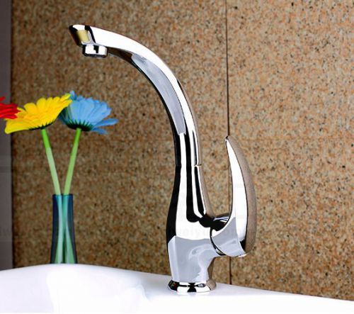 Premium Bathroom Kitchen Basin Sink Mixer Faucet Tap Chrome Plated Solid Brass