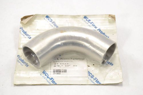 Wcb flow 37-1022 spx 2cw-7 2in sanitary elbow 90 degree butt weld b309136 for sale
