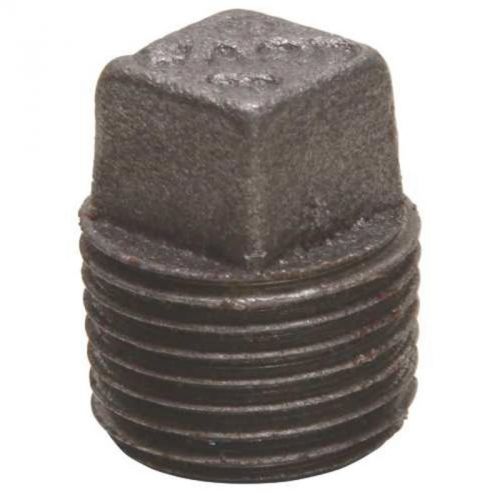 Black Malleable Plug 1/2&#034; 000101 Ward Manufacturing Metal Pipe Fittings 000101