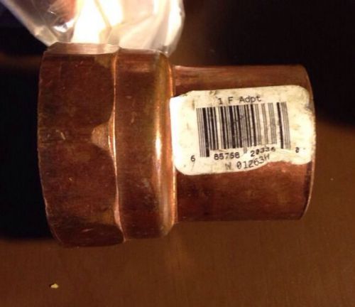 3/4&#034; c x 1&#034; female npt threaded copper adapter (mkc21) for sale