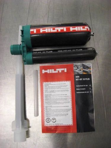 Hilti HIT-HY10 PLUS INJECTABLE GROUT MORTAR EPOXY Lot of 14 New tubes
