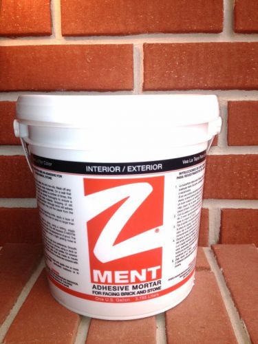 Z-Brick 1-Gallon Interior/Exterior White Pre-Mixed Mortar Adhesive