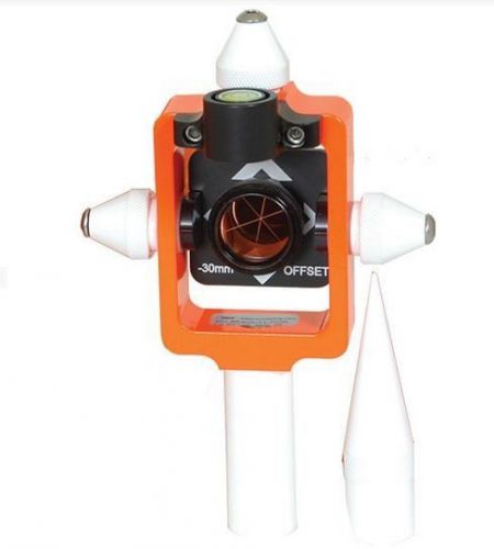 Seco - 25 mm Mini-Stakeout Prism Kit - Flo Orange