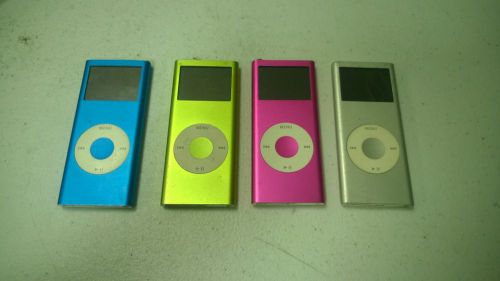 LOT OF 4 Apple iPod A1199 Three 4GB One 2GB Nano READ DESCRIPTION