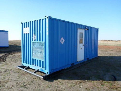 Remote site tandem cummins generators in skid container (stock #1582) for sale