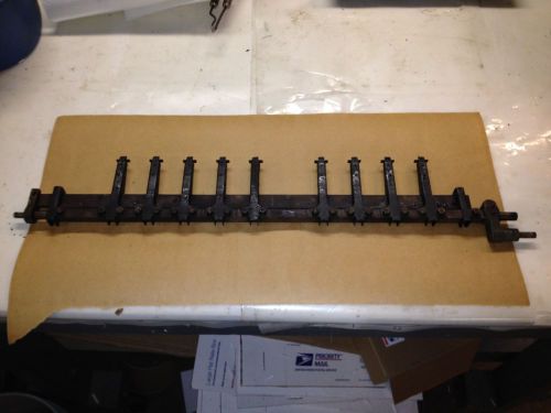 Miehle vertical delivery gripper assembly(lot 1) for sale