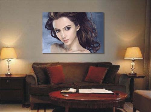 2x canvas art print poster 24&#034;x36&#034; women abstract painting print wall decor-011b for sale
