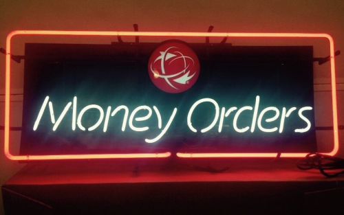 Money Orders Led Sign 34.5 X 14 in.