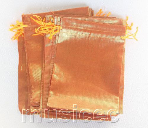 20 piece 5&#034;X7&#034; golden cloth thick Jewelry Pouch bags Gift packing T944A36