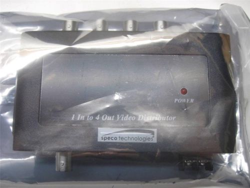 Speco Vid-Dist 1-In-to-4 Out Video Distributor *NEW*
