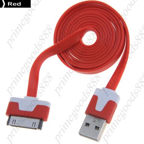 1m usb connector to dock charger data cable charging 3 free shipping red for sale