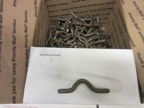 Weld on fence clips size 5/16 by 3/4 inch lot of 200