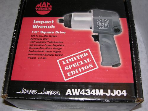 Mac impact wrench 1/2&#039;&#039; limited edition jesse james aw434m-jj04 nos made in usa for sale