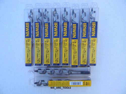 New 10 pc irwin 7-1/2&#034; ship auger drill bit set wood boring 13/16&#034; nail 42413 for sale