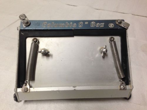 Columbia flat finisher boxes,8&#034; model 8ffb for sale