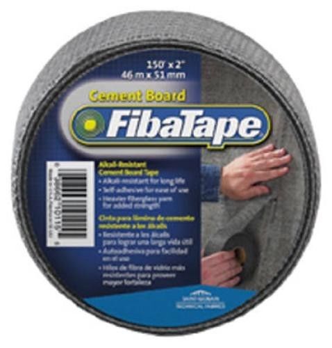 St. Gobain, Fibatape, 2&#034; x 150&#039;, Gray, Cement Board Tape, Alkali Resistant