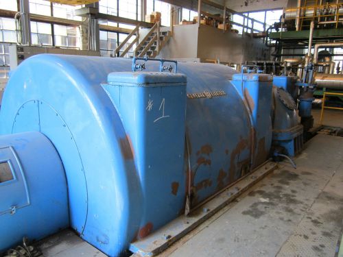 General electric 7.5 mw steam turbine generator for sale