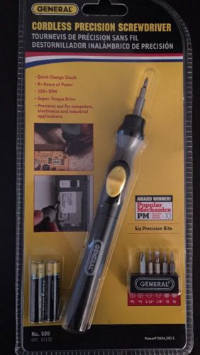 Cordless Precision Screwdriver By General