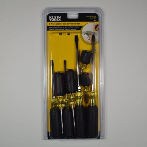 Klein tools 85078 8-piece cushion grip screwdriver set - new! for sale
