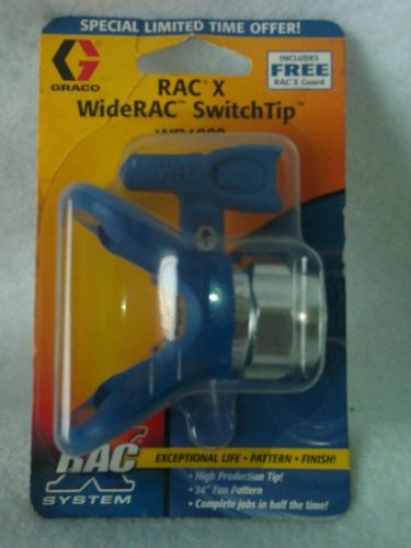 Graco WR1229 WideRAC switchtip RAC X Wide 24&#034; fan Airless Spray Tip Free Guard