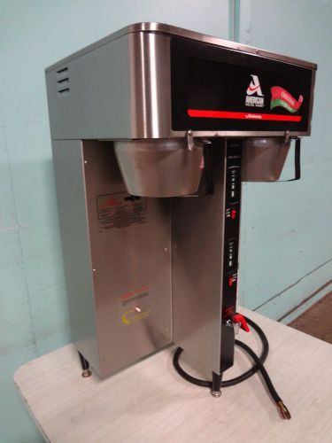 &#034;american metal&#034; commercial automatic coffee brewer w/air funnels, digital ctrl. for sale