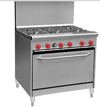 6 BURNER GAS RANGE