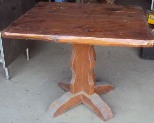 WOODEN WOOD TABLE   2 TABLES AVAILABLE