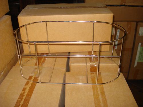 Oval stainless steel rack/stand 19&#034;l x 7-3/4&#034;w, new for sale