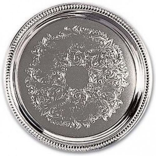 Adcraft CCT-14 Round Chrome Plated Cater Tray 14&#034; Diameter