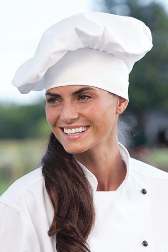 Twill Chef Hat with Adjustable Velcro Closure - One Size Fits Most