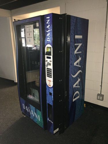 Dasani glass front vending machine