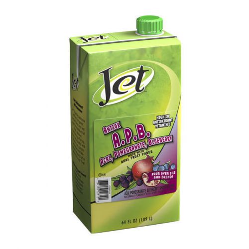 Jet tea antiox apb ((acai, pomegranate, blueberry) smoothie mix 64 oz 6 count for sale