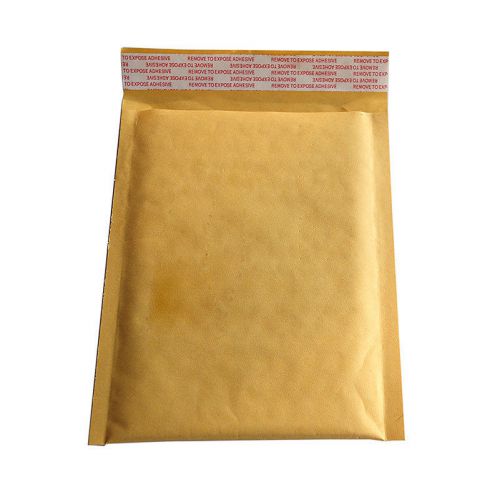 ES 10X 150*180+40mm Kraft Bubble Bag Padded Envelopes Mailers Shipping Yellow US