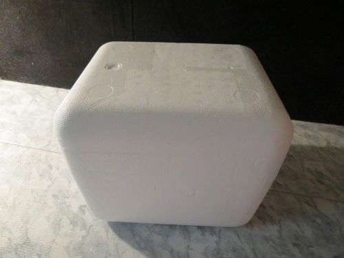 Generic Styrofoam Cooler Chest 12 x 10 1/2 x 10 for Cold Shipping or Camping