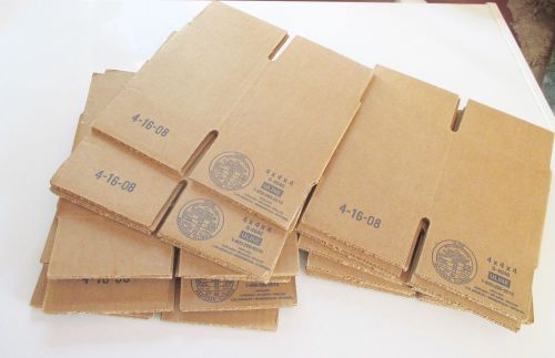 Wholesale Lot of 6 Packing, Mailing Boxes 4 x 4 x 4 Inches