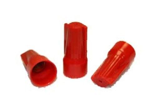 1 CASE 5000 PC WIRE CONNECTORS RED EASY CAP (N2)