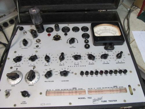 Hickock 752 Tube Tester, Mutual Conductance, USA Made + Designed, Needs Repair